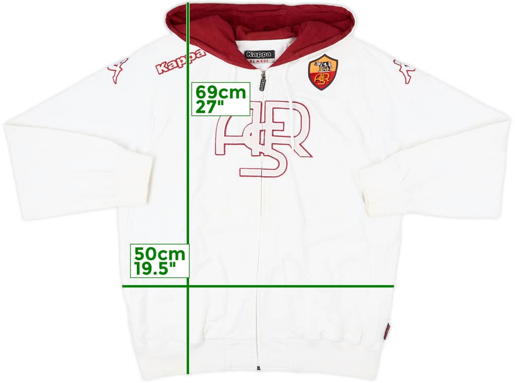 2011-12 Roma Kappa Hooded Track Jacket - 8/10 - (XL)
