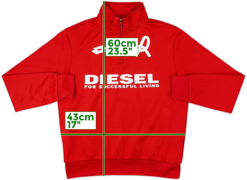 2019-20 Vicenza Lotto 1/4 Zip Drill Top - 8/10 - (XL.Boys)