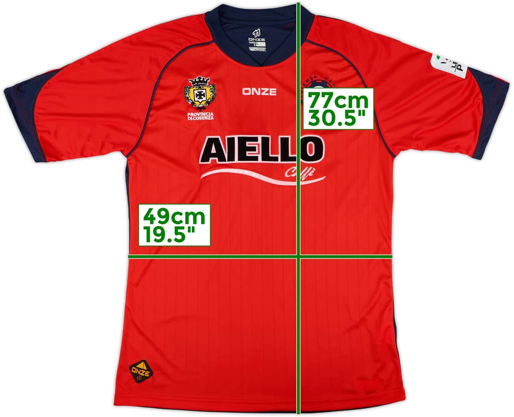 2010-11 Cosenza Home Shirt - 10/10 - (L)