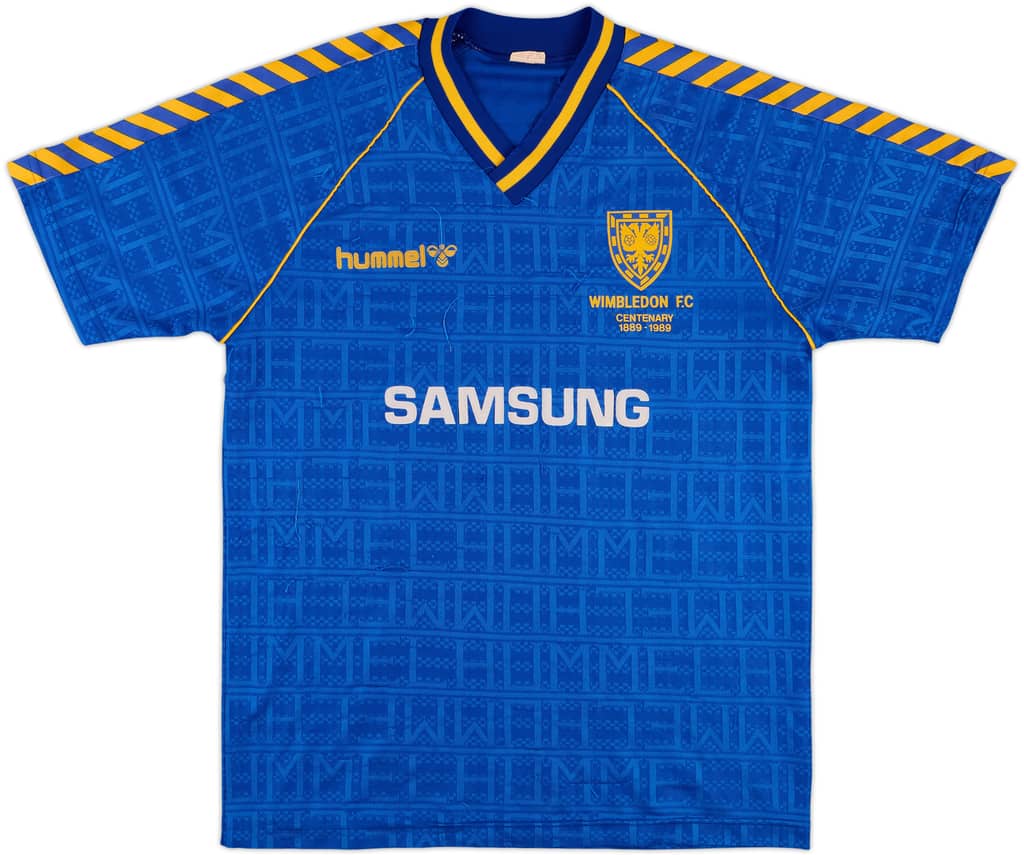1989-90 Wimbledon Home Shirt - 8/10 - (L)