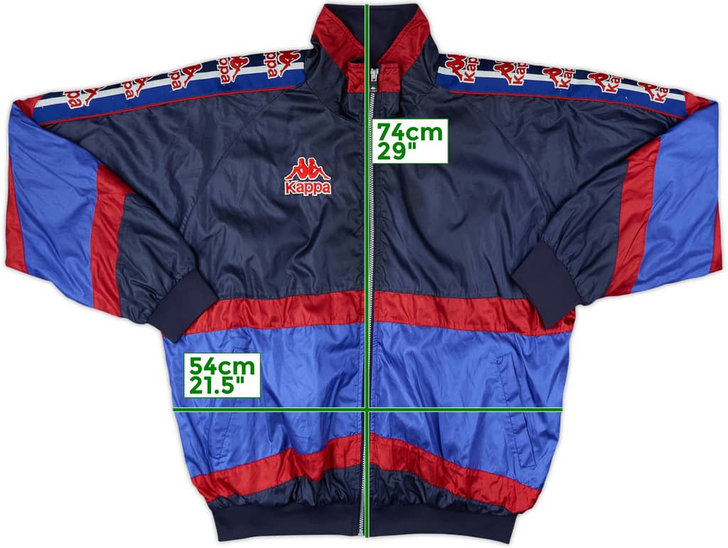 1995-97 Barcelona Kappa Track Jacket - 8/10 - (XL)