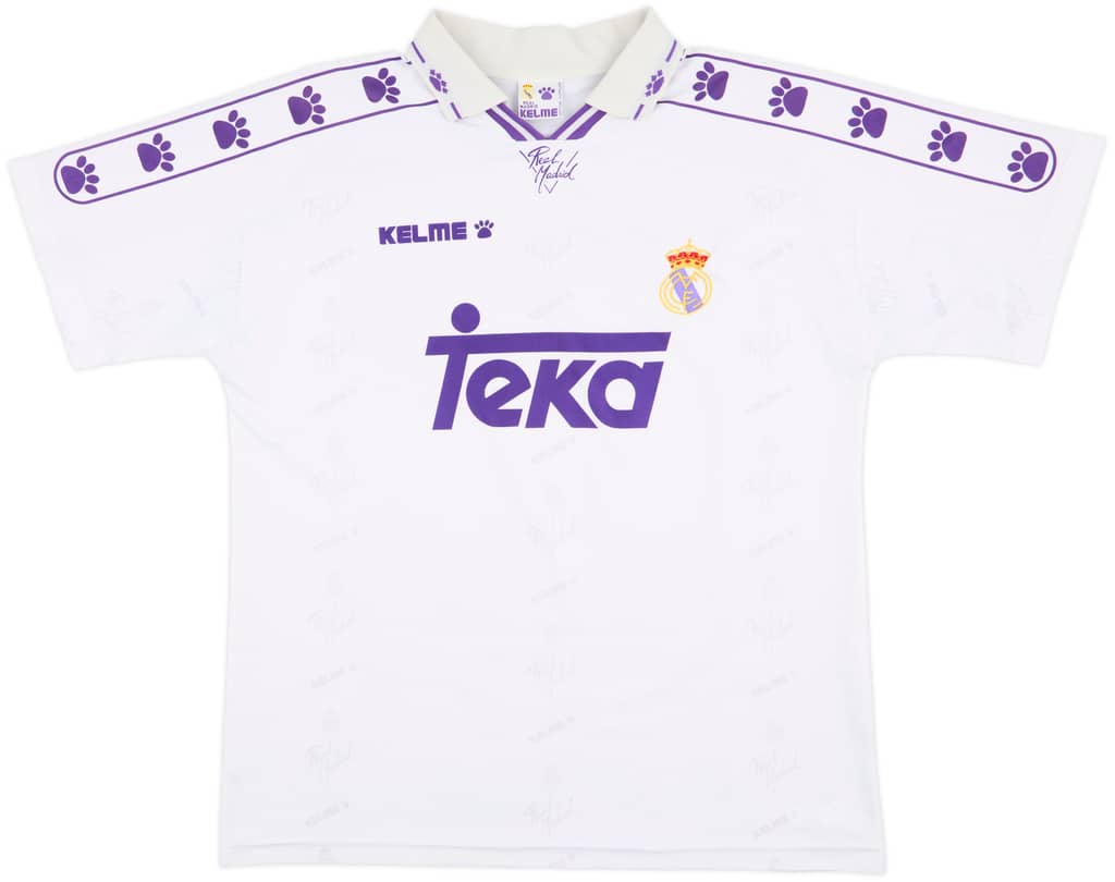 1994-96 Real Madrid Home Shirt - 7/10 - (M)