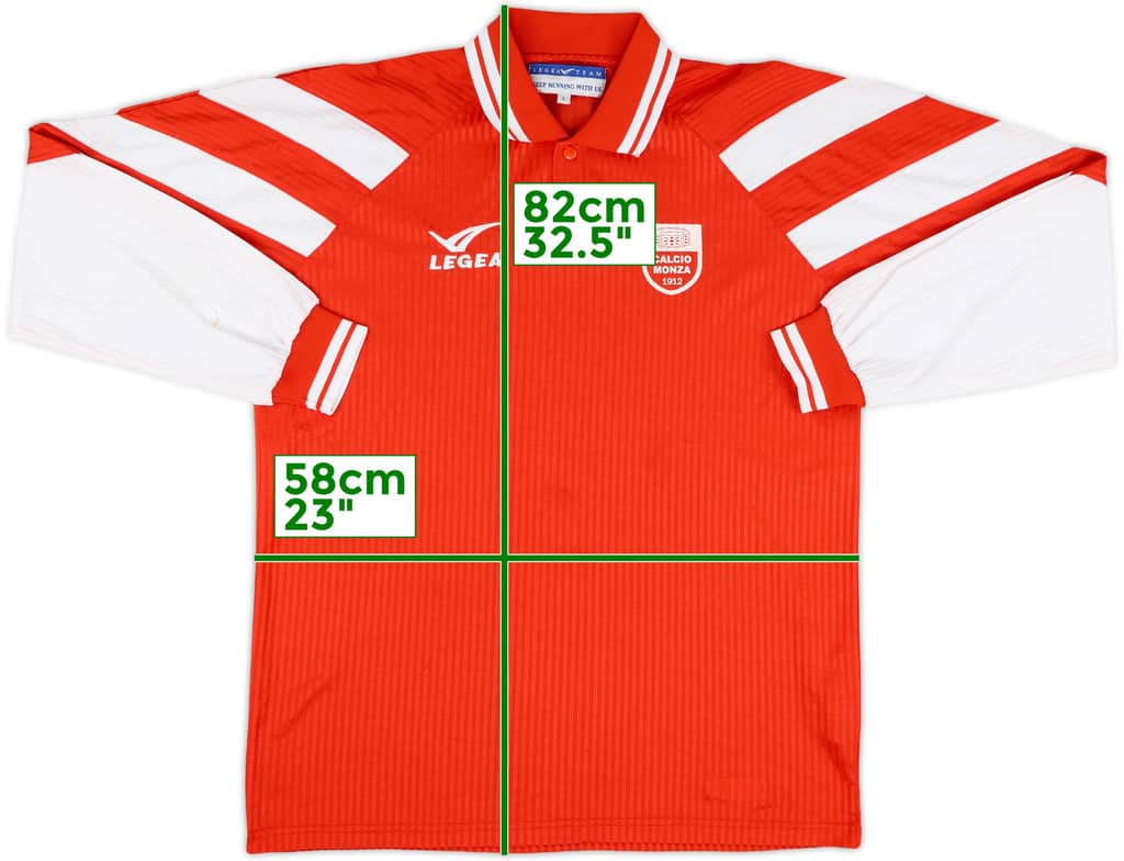 2002-03 Monza Home L/S Shirt - 8/10 - (L)