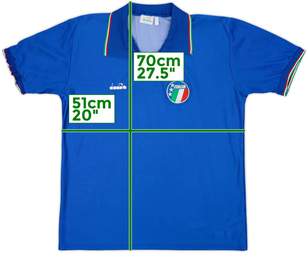 1986-90 Italy Home Shirt - 5/10 - (L)