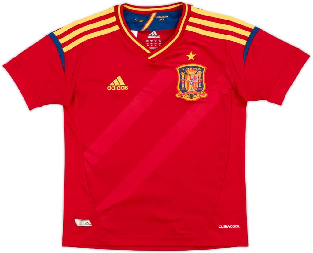 2011-12 Spain Home Shirt - 9/10 - (7-8 Years)