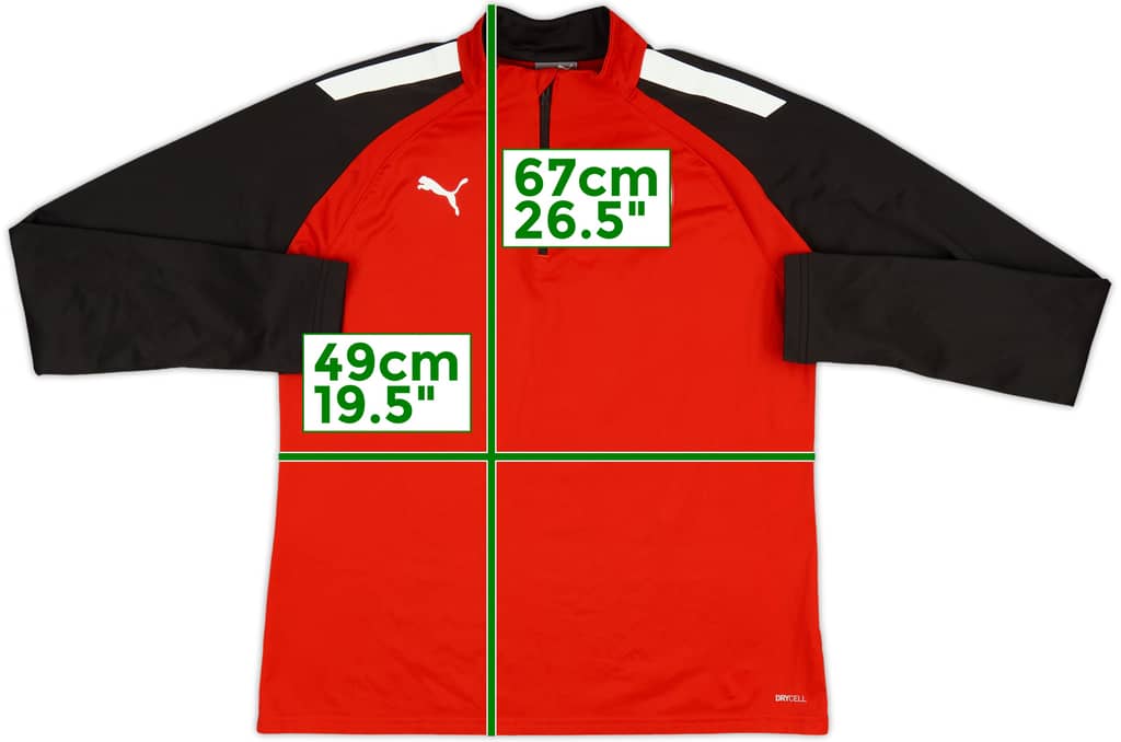 2021-22 Barnsley Puma 1/4 Zip Drill Top - 10/10 - (M)