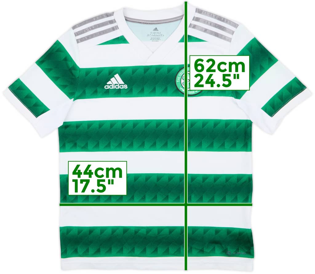2022-23 Celtic Home Shirt - 8/10 - (L.Boys)