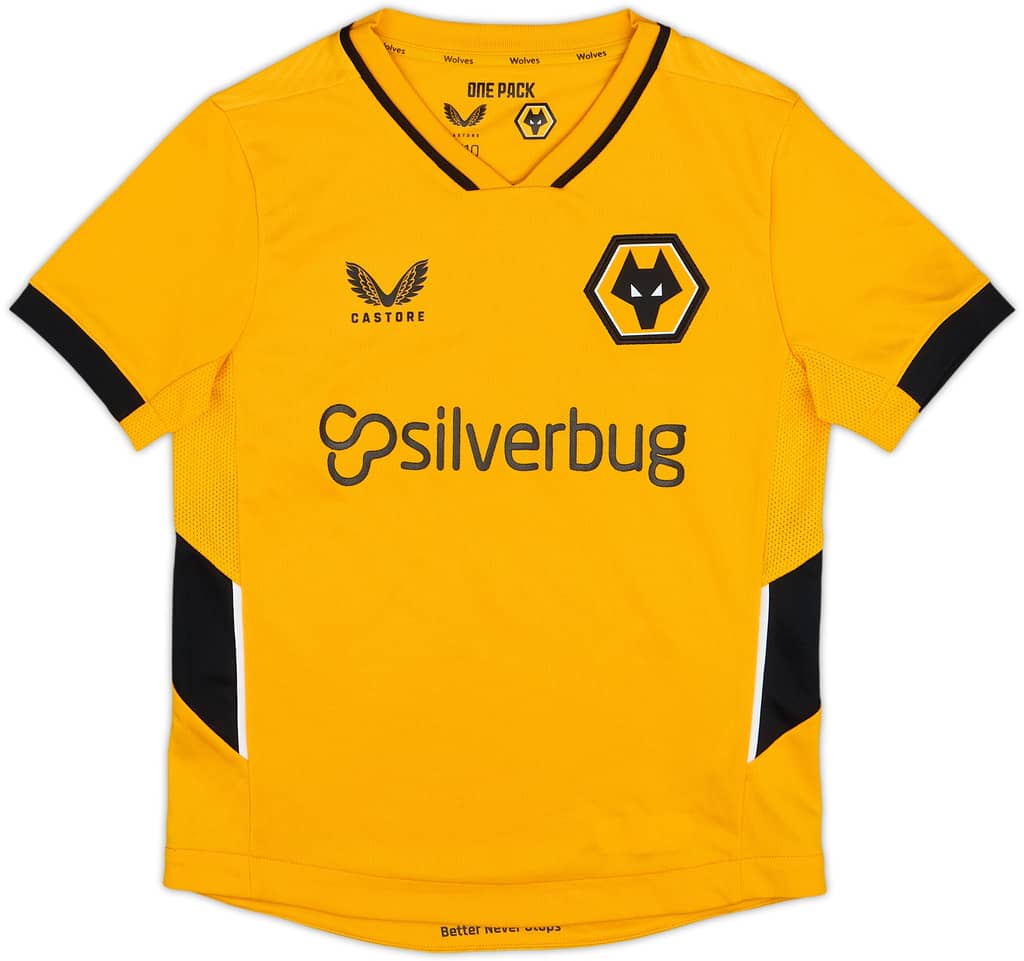 2021-22 Wolves Home Shirt - 10/10 - (S.Boys)