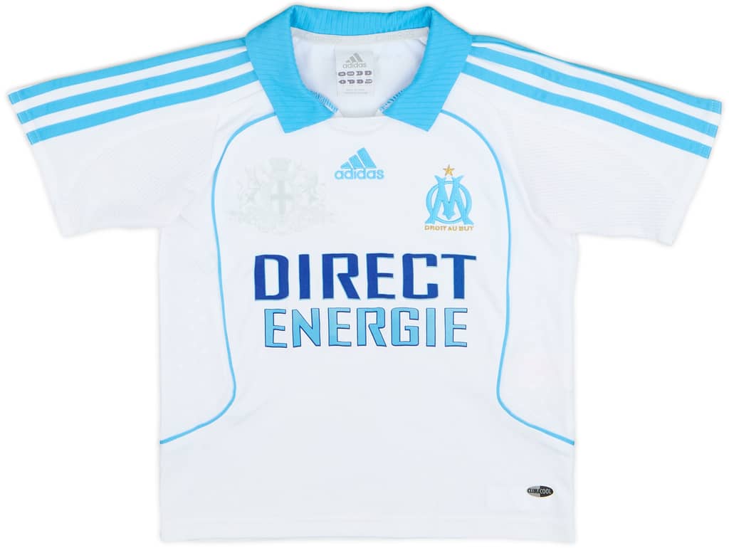 2008-09 Olympique Marseille Home Shirt - 9/10 - (4-5 Years)