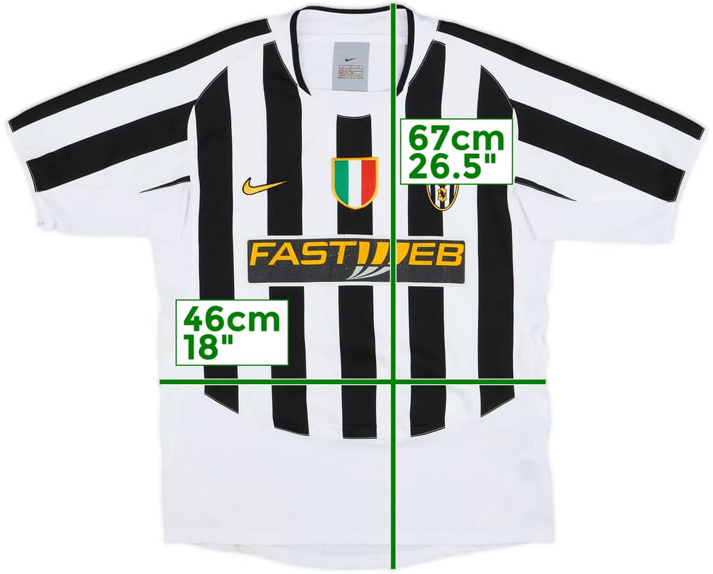 2003-04 Juventus Home Shirt - 6/10 - (L.Boys)