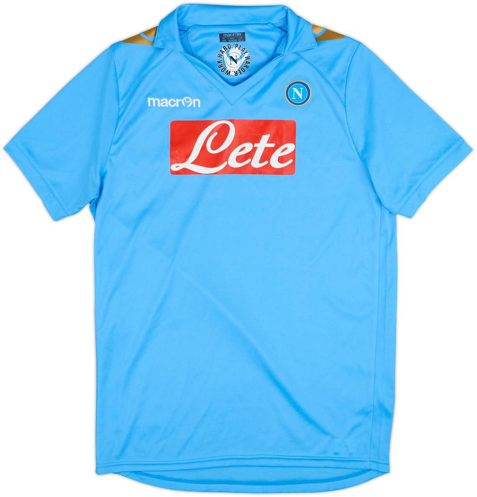 2011-12 Napoli CL Home Shirt - 7/10 - (XL.Boys)