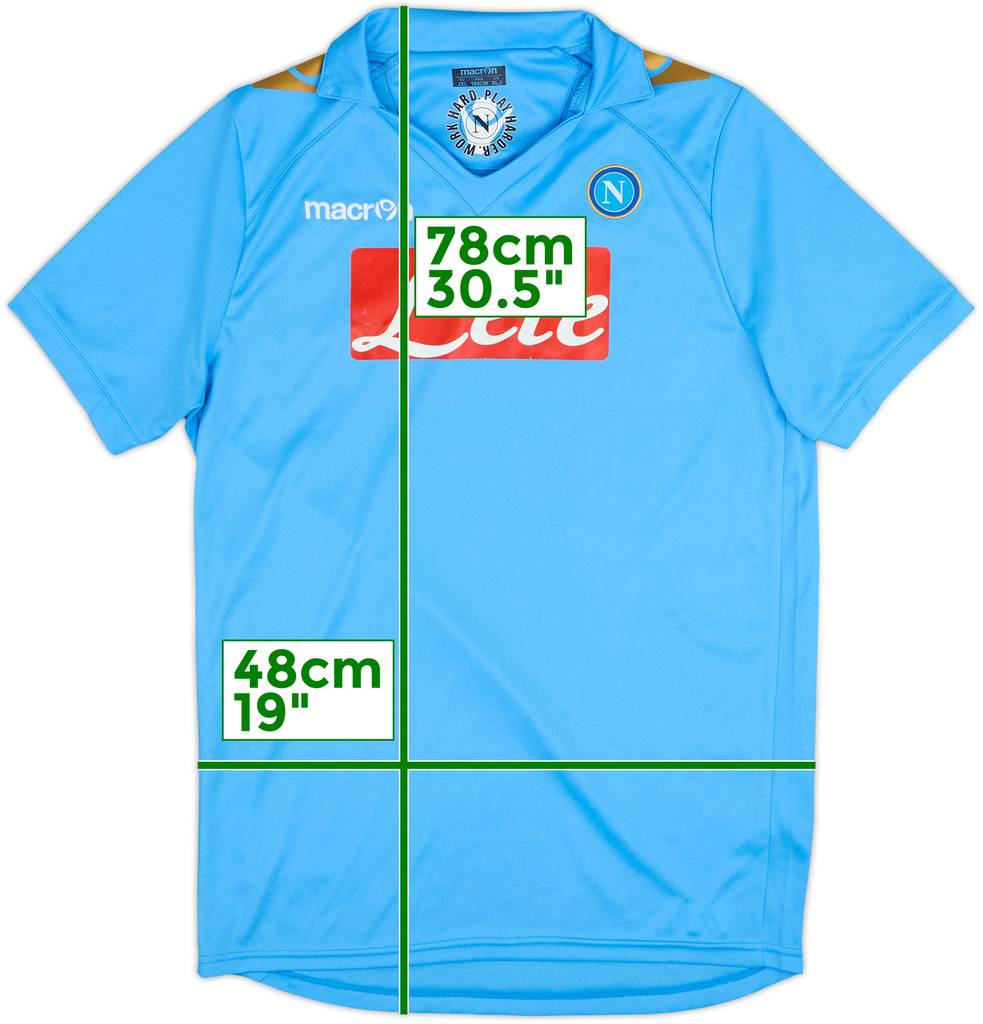 2011-12 Napoli CL Home Shirt - 7/10 - (XL.Boys)
