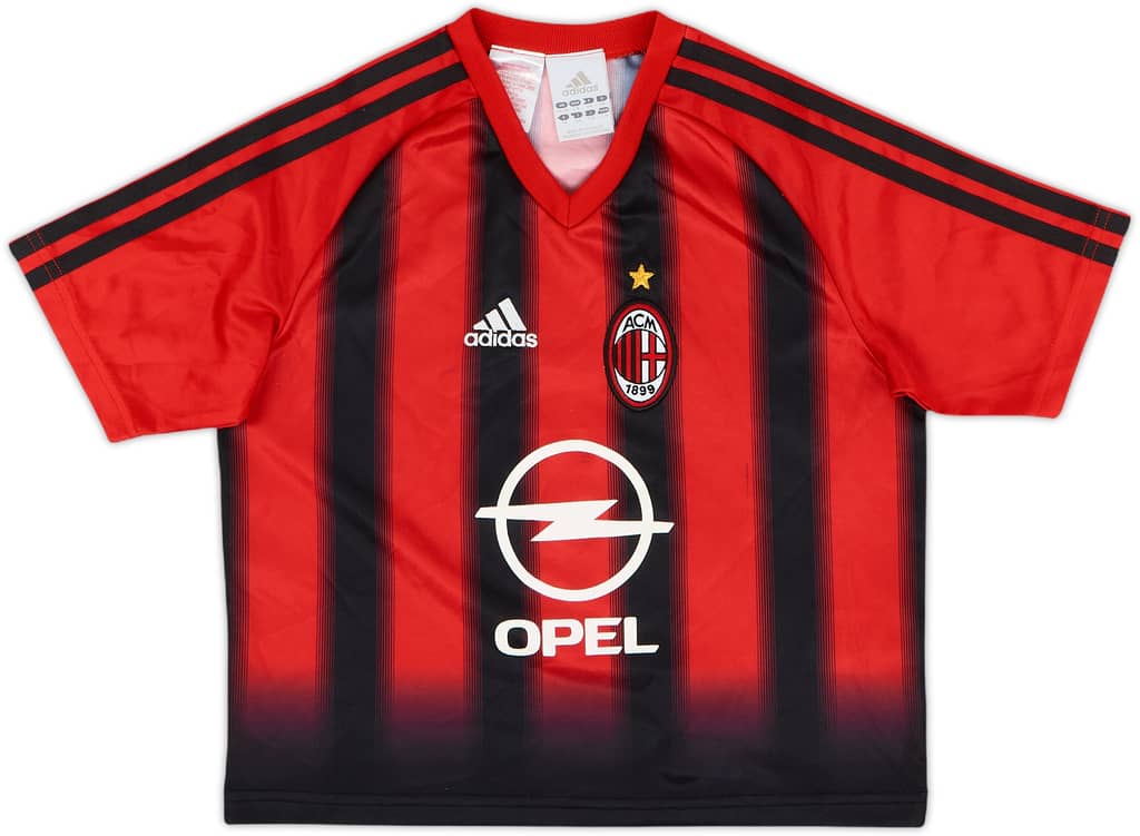 2004-05 AC Milan Home Shirt - 9/10 - (6-7 Years)