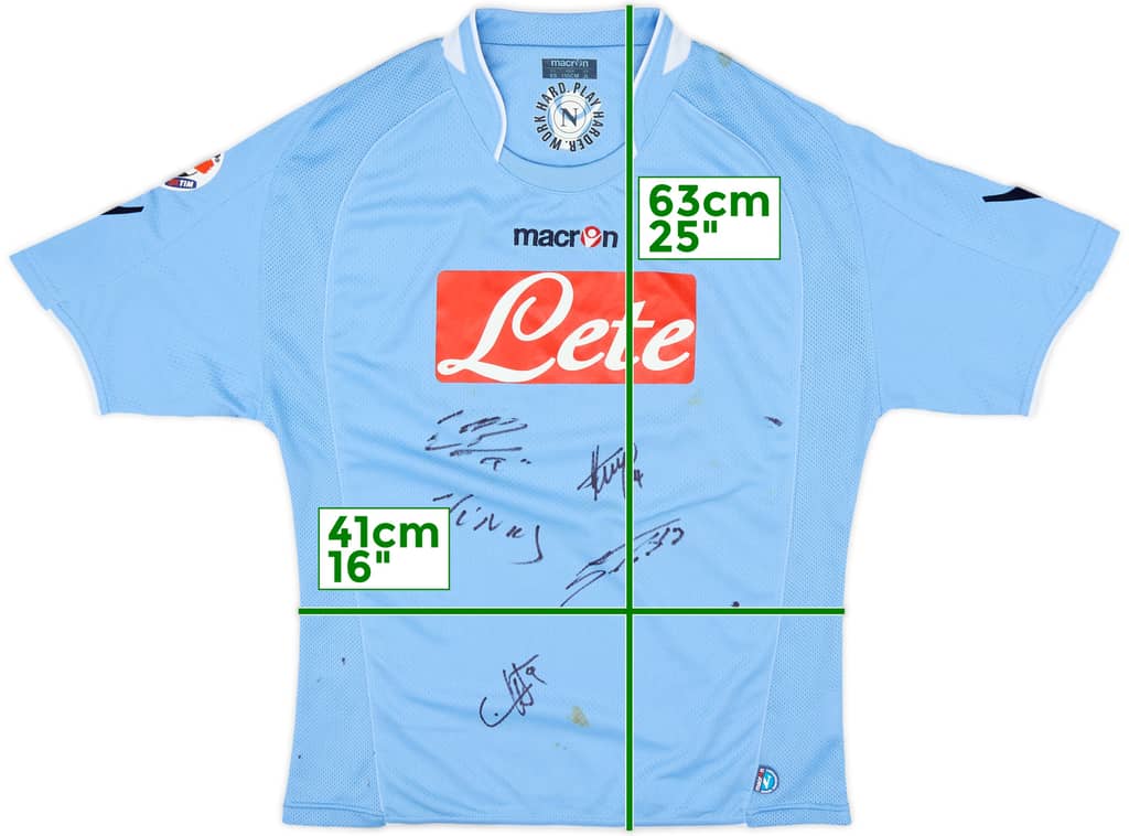 2009-10 Napoli 'Signed' Home Shirt - 5/10 - (XS)