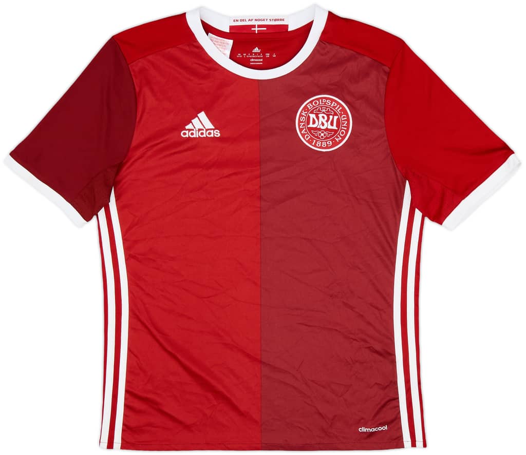 2016-17 Denmark Home Shirt - 9/10 - (L.Boys)
