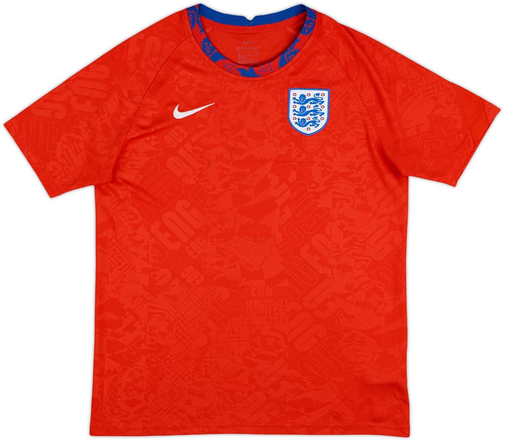 2020-21 England Nike Training Shirt - 7/10 - (XL.Boys)