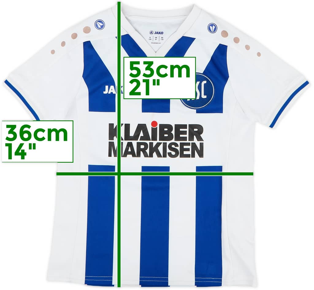 2015-16 Karlsruher Home Shirt - 8/10 - (S.Boys)