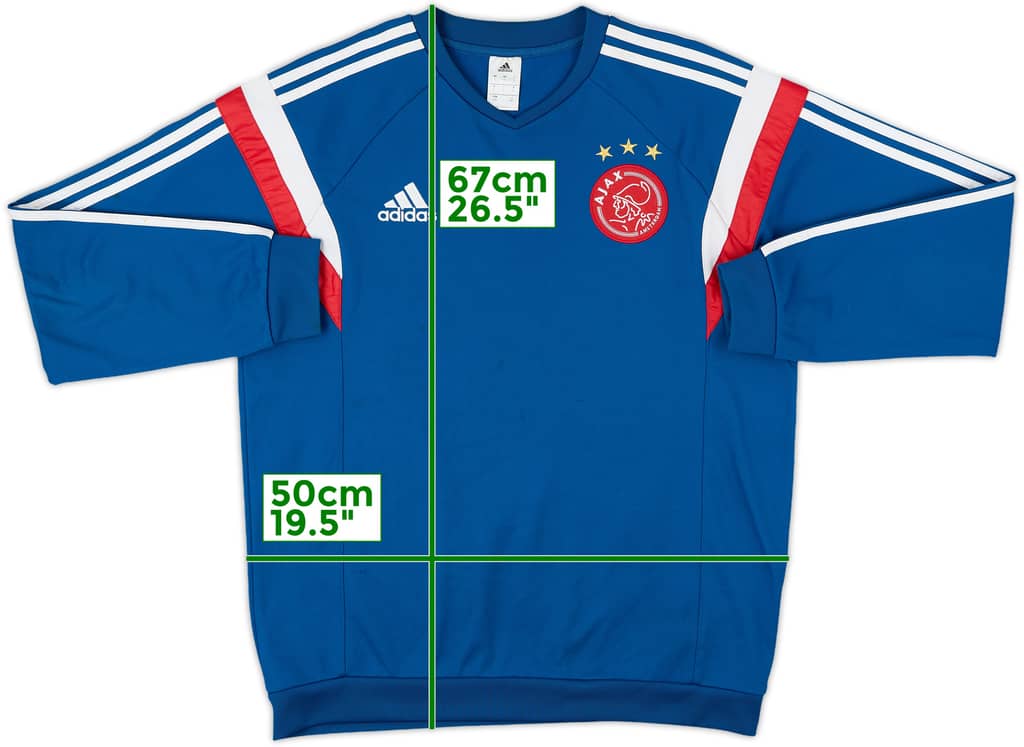 2014-15 Ajax adidas Sweat Top - 6/10 - (L)