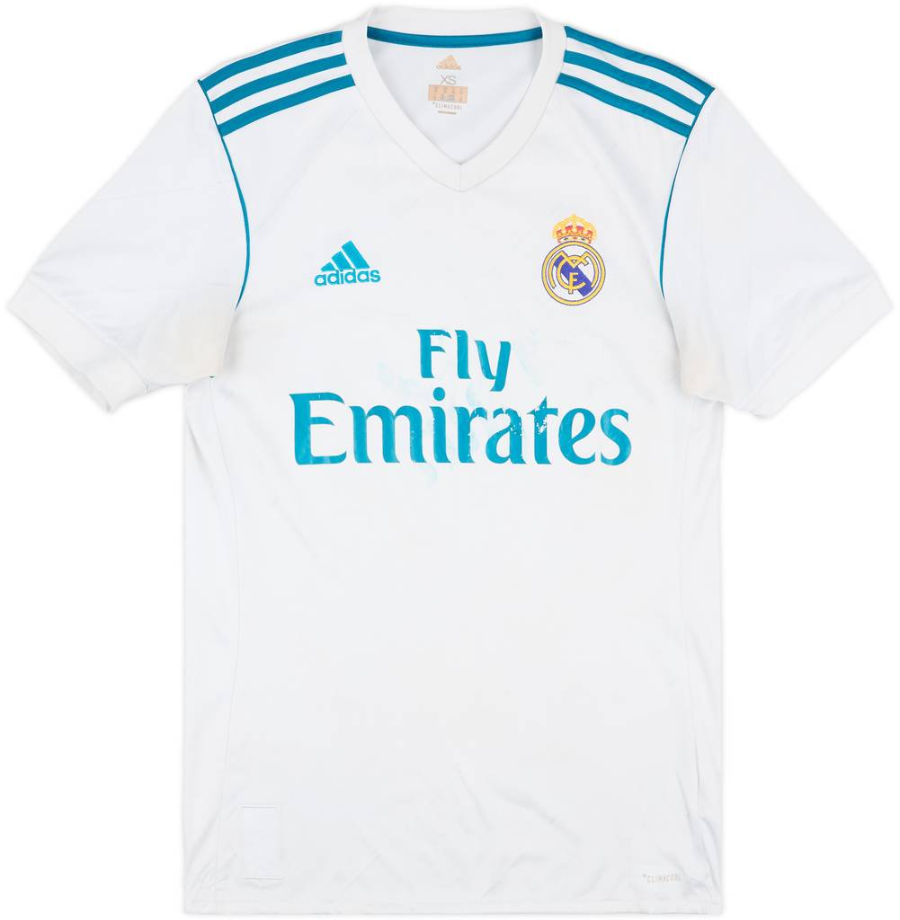 2017-18 Real Madrid Home Shirt - 5/10 - (XS)