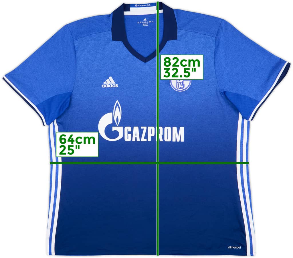 2016-18 Schalke Home Shirt - 8/10 - (XXL)