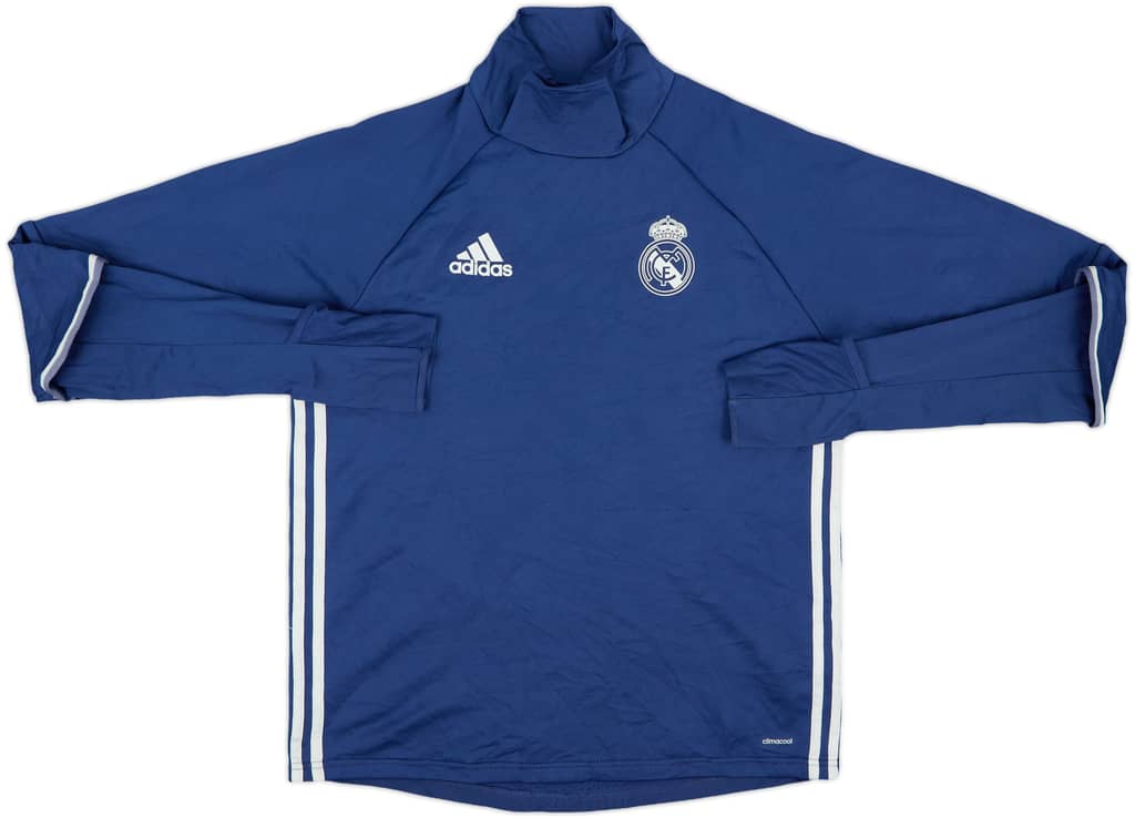 2016-17 Real Madrid adidas Drill Top - 8/10 - (M)