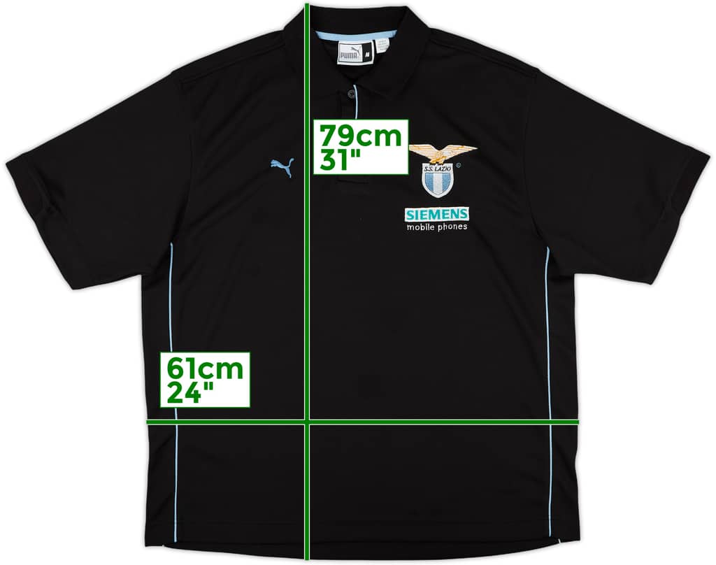 2001-02 Lazio Puma Polo Shirt - 9/10 - (M)
