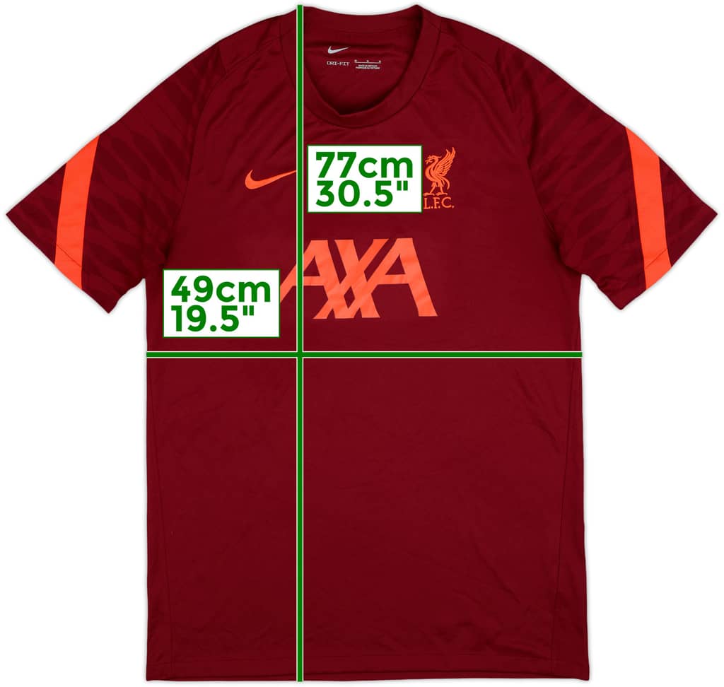 2021-22 Liverpool Nike Training Shirt - 9/10 - (M)