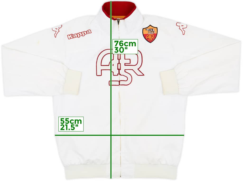 2011-12 Roma Kappa Track Jacket - 7/10 - (L)