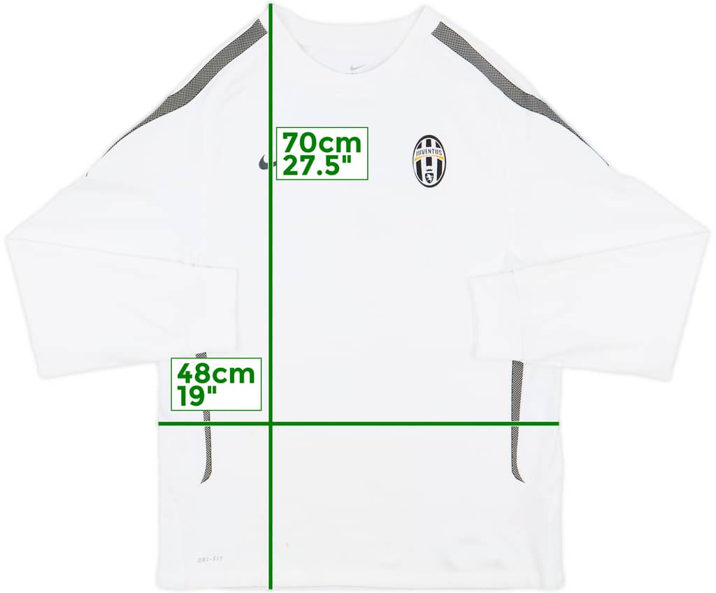 2010-11 Juventus Nike Sweat Top - 8/10 - (XL.Boys)