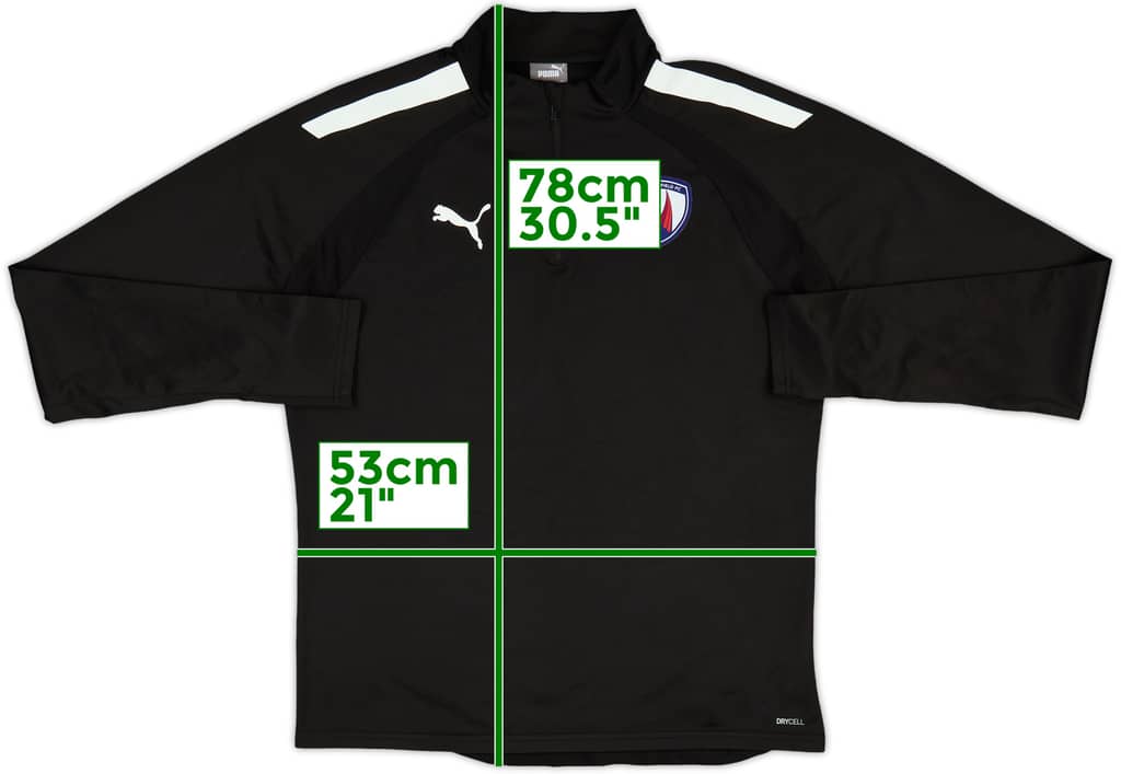 2021-22 Chesterfield Puma 1/4 Zip Drill Top - 5/10 - (L)