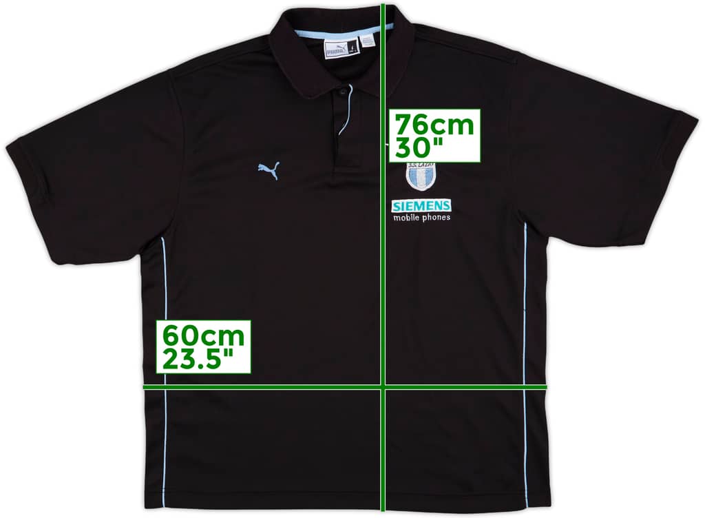 2001-02 Lazio Puma Polo Shirt - 10/10 - (L)