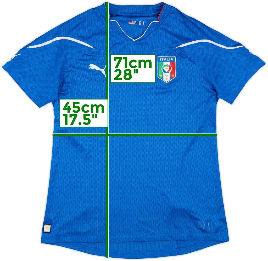 2010-12 Italy Home Shirt - 9/10 - (Women's M)