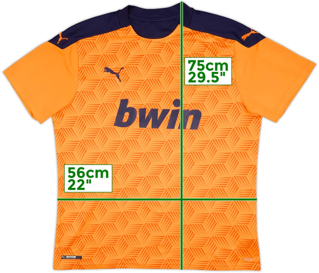2020-21 Valencia Away Shirt - 8/10 - (XL)
