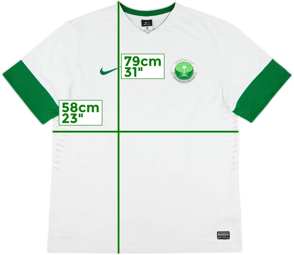 2013-14 Saudi Arabia Player Issue Home Shirt - 5/10 - (XL)