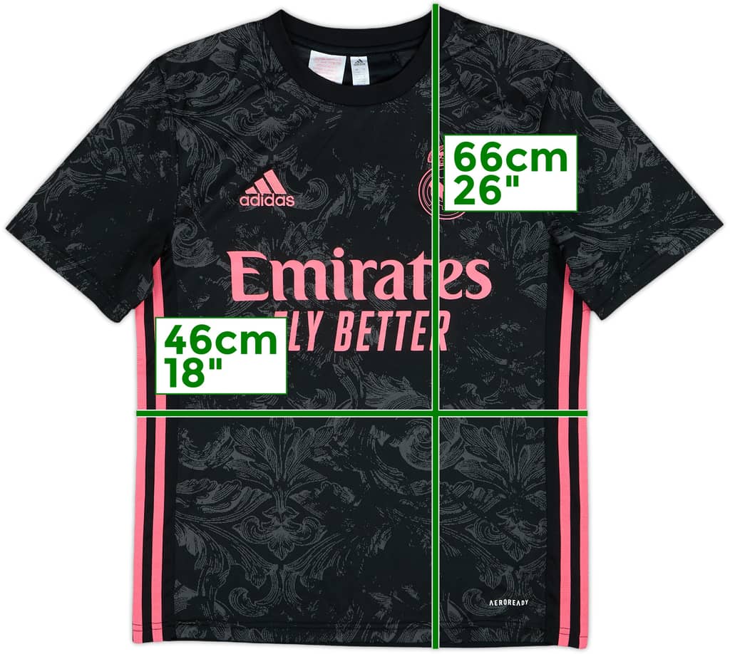 2020-21 Real Madrid Third Shirt - 10/10 - (L.Boys)