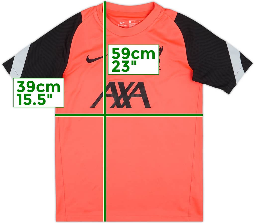 2021-22 Liverpool Nike Training Shirt - 8/10 - (M.Boys)
