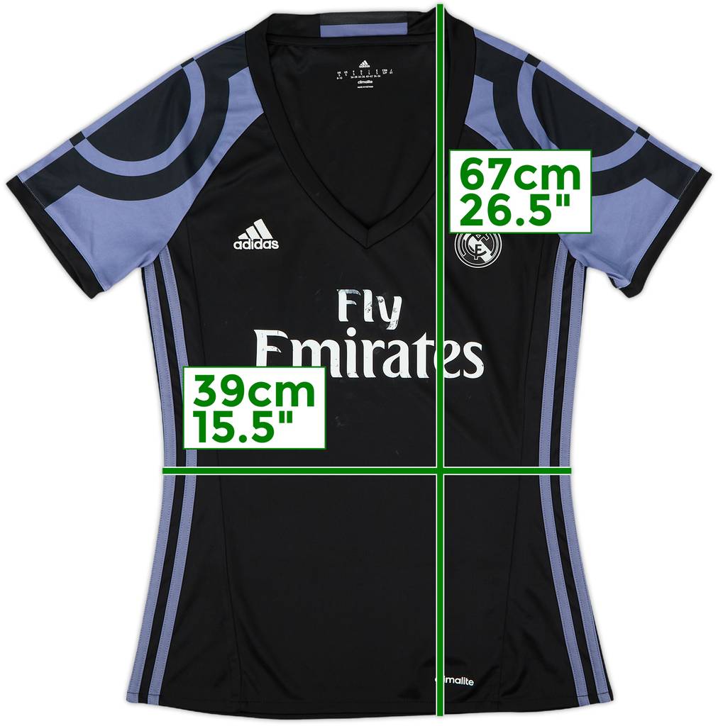2016-17 Real Madrid Third Shirt - 5/10 - (Women's S)