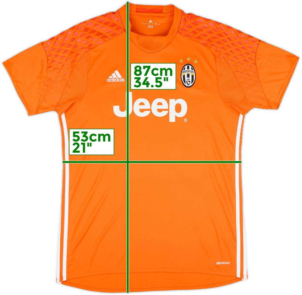 2016-17 Juventus GK S/S Shirt - 8/10 - (L)
