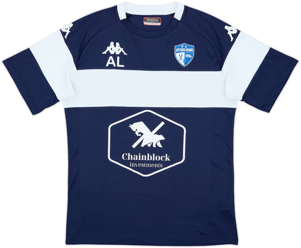 2022-23 FC Hettange-Grande Kappa Staff Issue Training Shirt AL - 9/10 - (L)