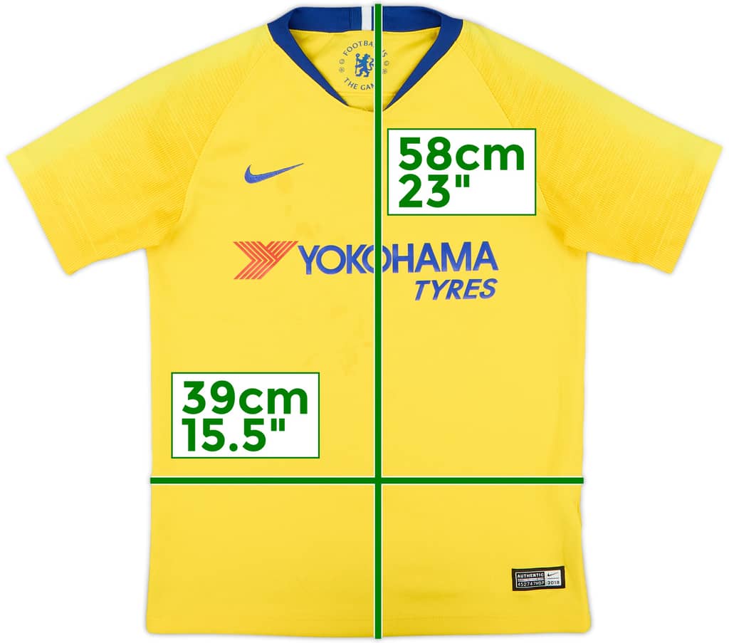 2018-19 Chelsea Away Shirt - 6/10 - (M.Boys)