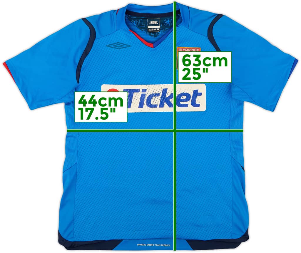 2008-09 Lyon Away Shirt - 5/10 - (L.Boys)