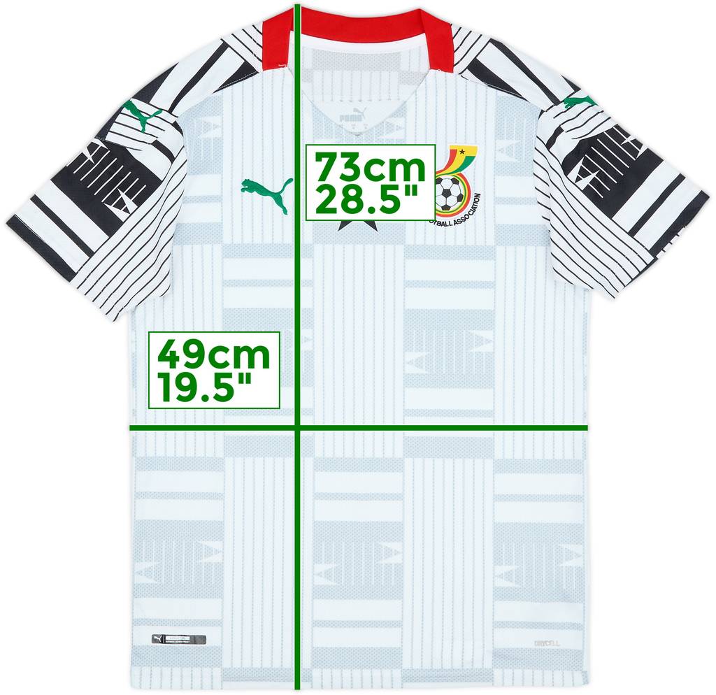 2020-21 Ghana Home Shirt - 8/10 - (M)