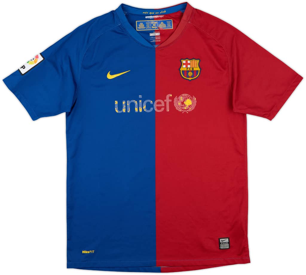 2009-10 Barcelona Home Shirt - 4/10 - (XL.Boys)