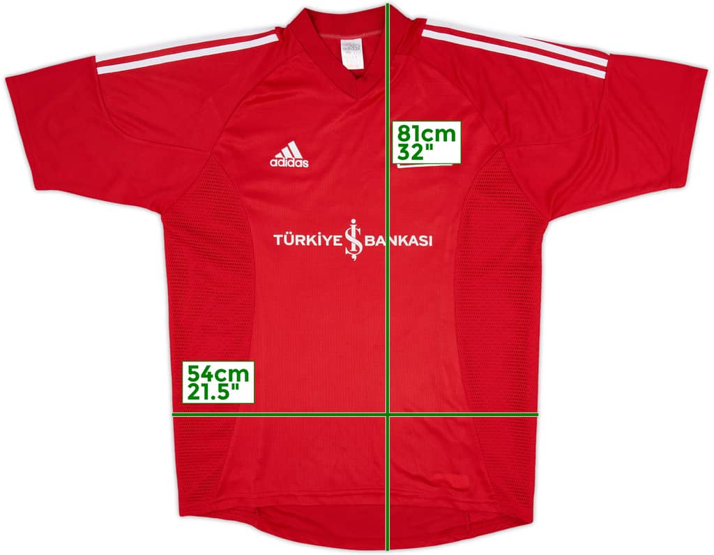 2002-03 Turkey Home Shirt - 7/10 - (L)