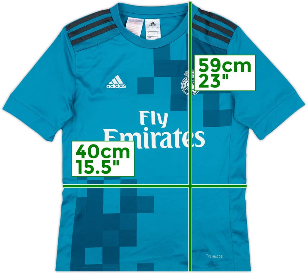 2017-18 Real Madrid Third Shirt - 8/10 - (M.Boys)