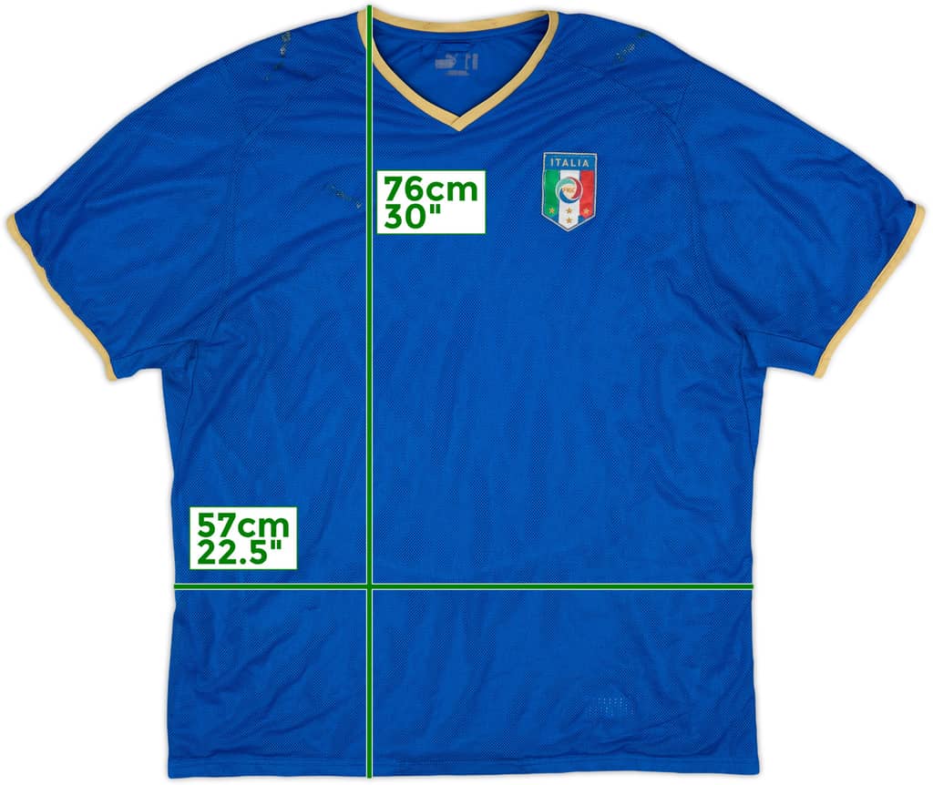 2007-08 Italy Home Shirt - 5/10 - (XXL)