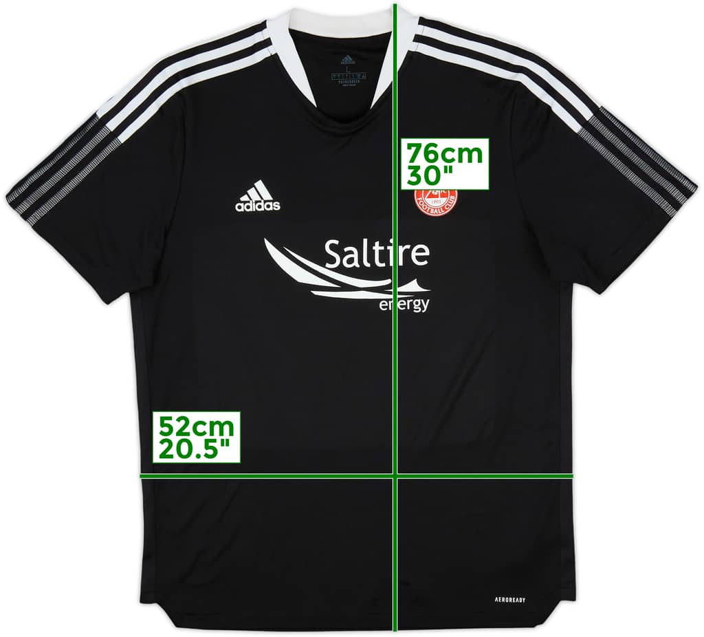 2021-22 Aberdeen adidas Training Shirt - 9/10 - (L)