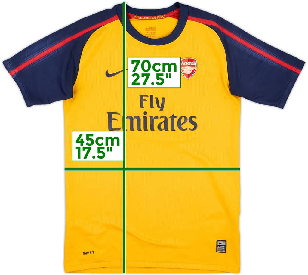 2008-09 Arsenal Away Shirt - 5/10 - (XL.Boys)