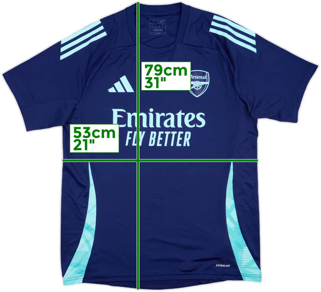 2024-25 Arsenal adidas Training Shirt - 8/10 - (L)