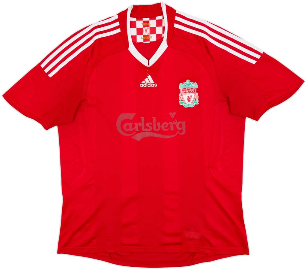 2008-10 Liverpool Home Shirt - 4/10 - (XL)